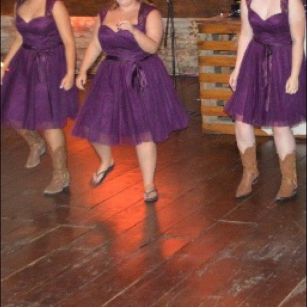 Purple Bridesmaid Dress